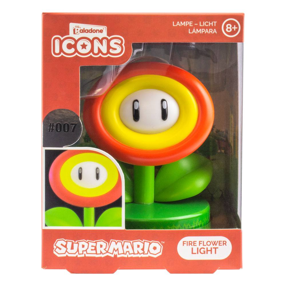 Super Mario Icon Light Fire Flower (V2) Paladone Products