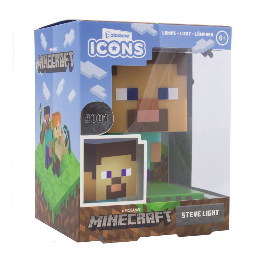 Minecraft 3D Ljus Steve Paladone Products