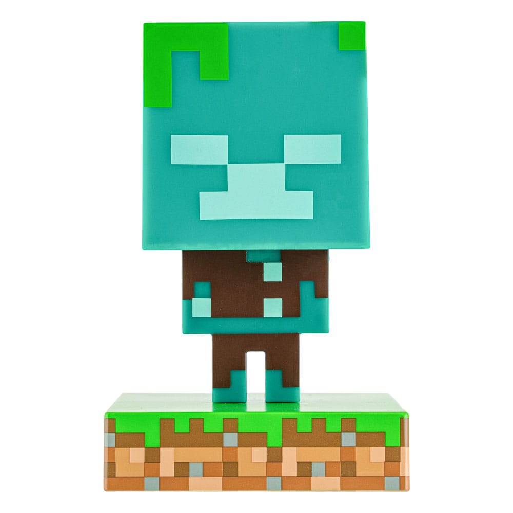 Minecraft Drowned Zombie Icon Light Paladone Products