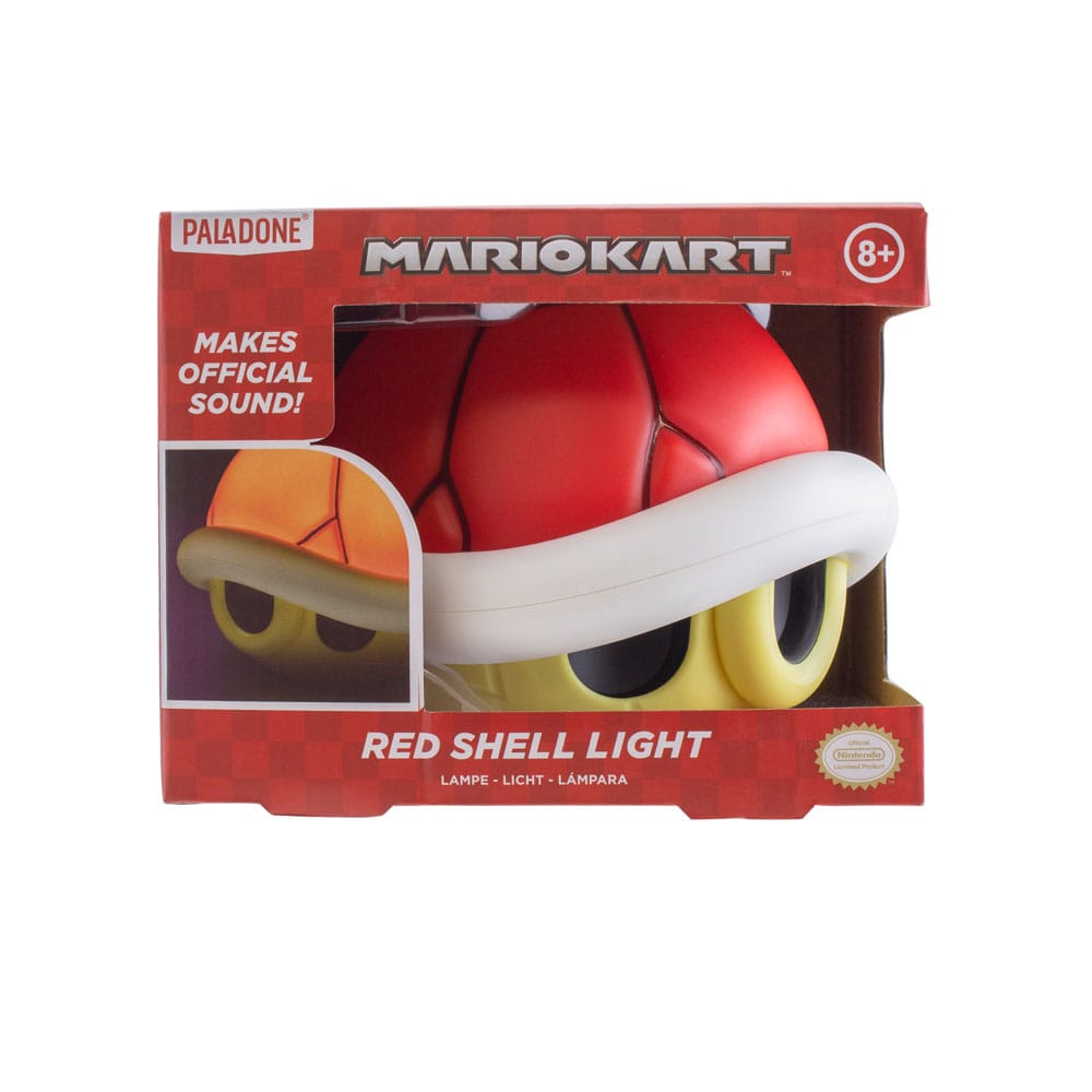 Mario Kart Lampa med Ljud Red Shell 12 cm Paladone Products