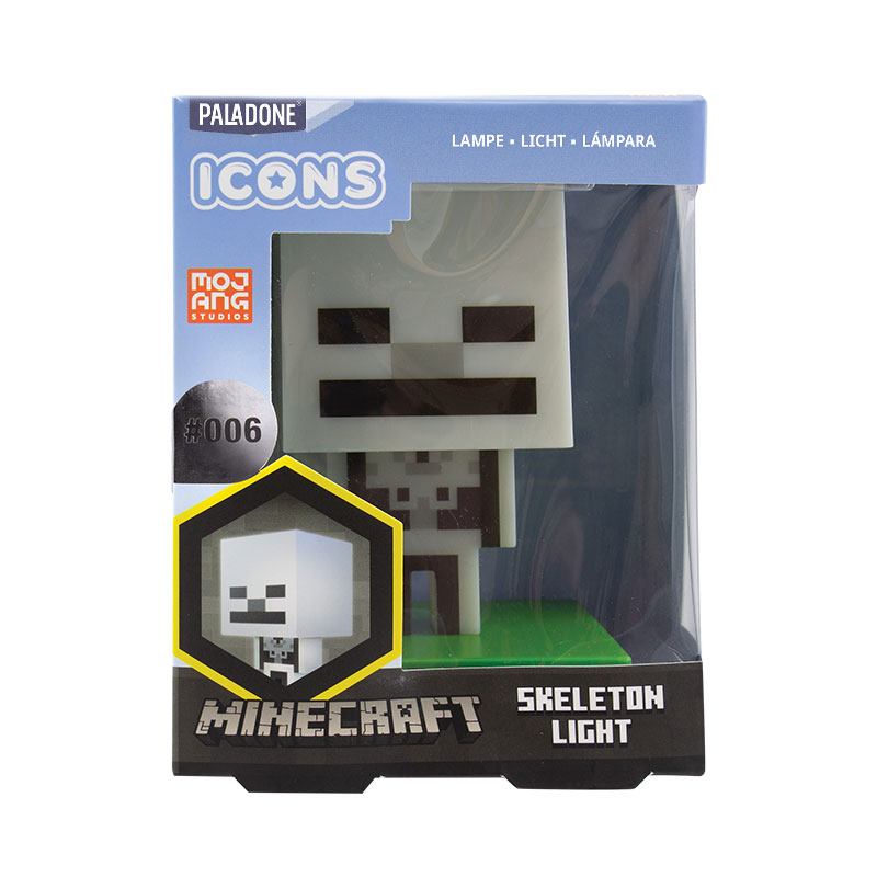 Minecraft Ikon Lampa - Minecraft Skeleton Paladone Products