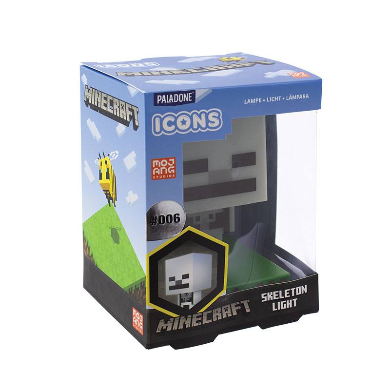Minecraft Ikon Lampa - Minecraft Skeleton Paladone Products