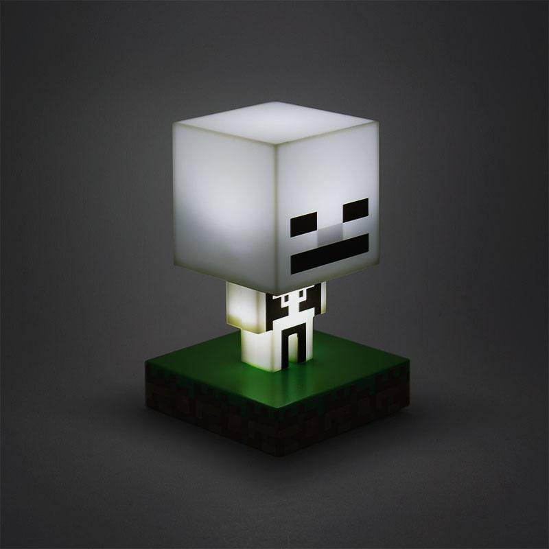 Minecraft Ikon Lampa - Minecraft Skeleton Paladone Products