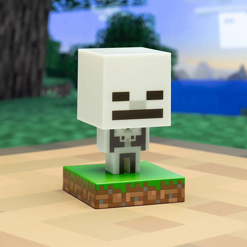Minecraft Ikon Lampa - Minecraft Skeleton Paladone Products