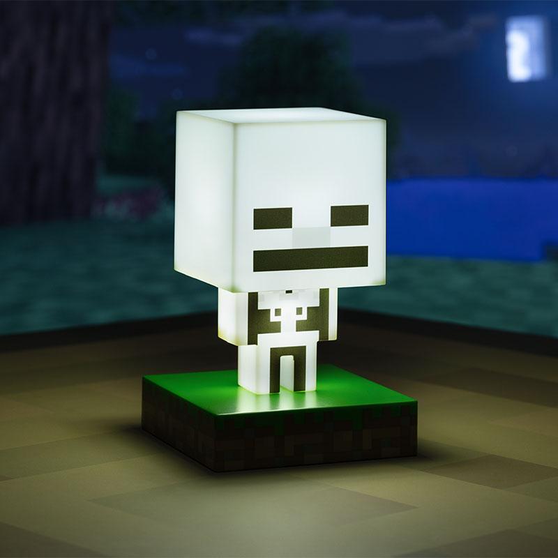 Minecraft Ikon Lampa - Minecraft Skeleton Paladone Products