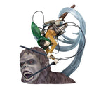 Attack on Titan PVC Figur 1/7 Levi vs Beast Titan Ver. 28 cm Proof