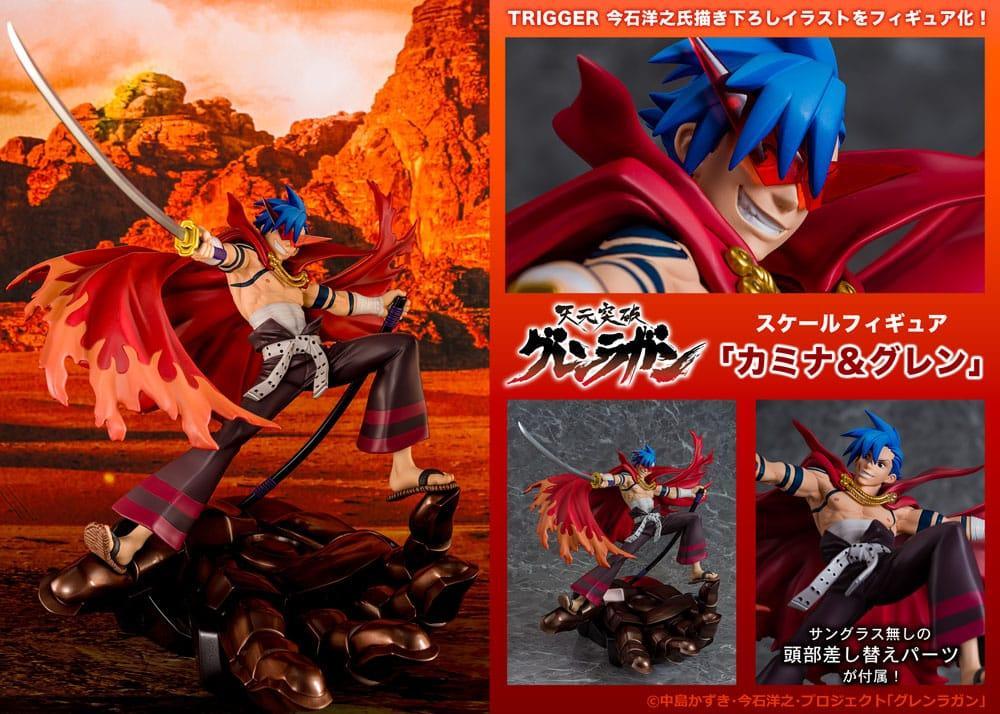 Tengen Toppa Gurren Lagann PVC Figur Kamina & Gurren 27 cm Proof