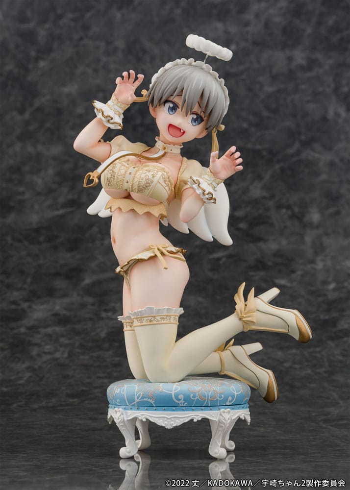 Uzaki-chan Vill Umgås! PVC Figur 1/7 Hana Uzaki Angel Ver. 19 cm Proof