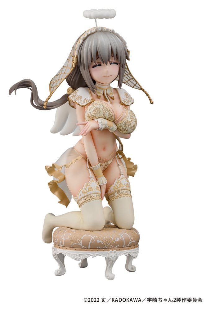 Uzaki-chan Wants to Hang Out! PVC Figure 1/7 Tsuki Uzaki Angel Ver. 19 cm