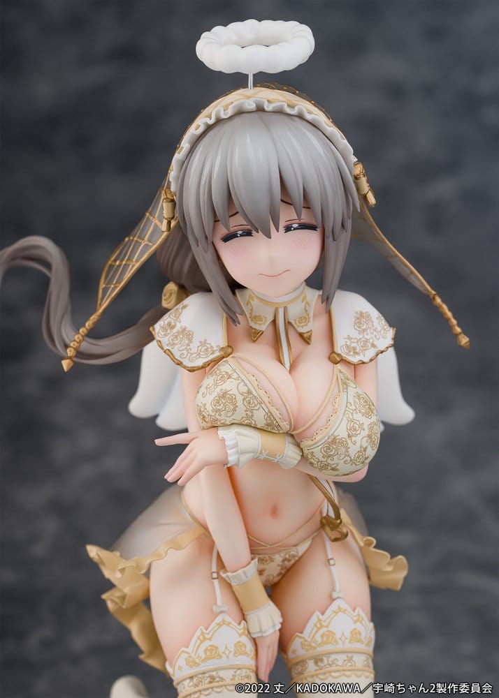 Uzaki-chan Wants to Hang Out! PVC Figure 1/7 Tsuki Uzaki Angel Ver. 19 cm