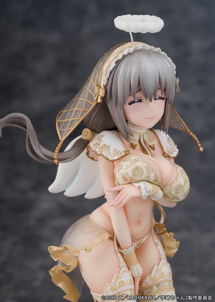 Uzaki-chan Wants to Hang Out! PVC Figure 1/7 Tsuki Uzaki Angel Ver. 19 cm