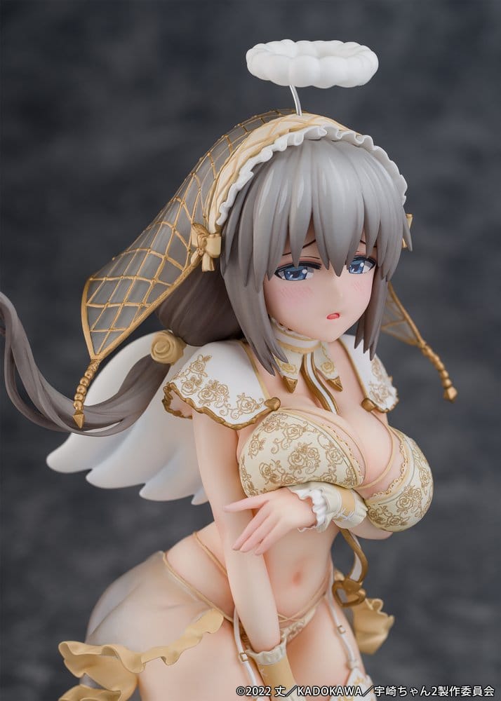 Uzaki-chan Wants to Hang Out! PVC Figure 1/7 Tsuki Uzaki Angel Ver. 19 cm