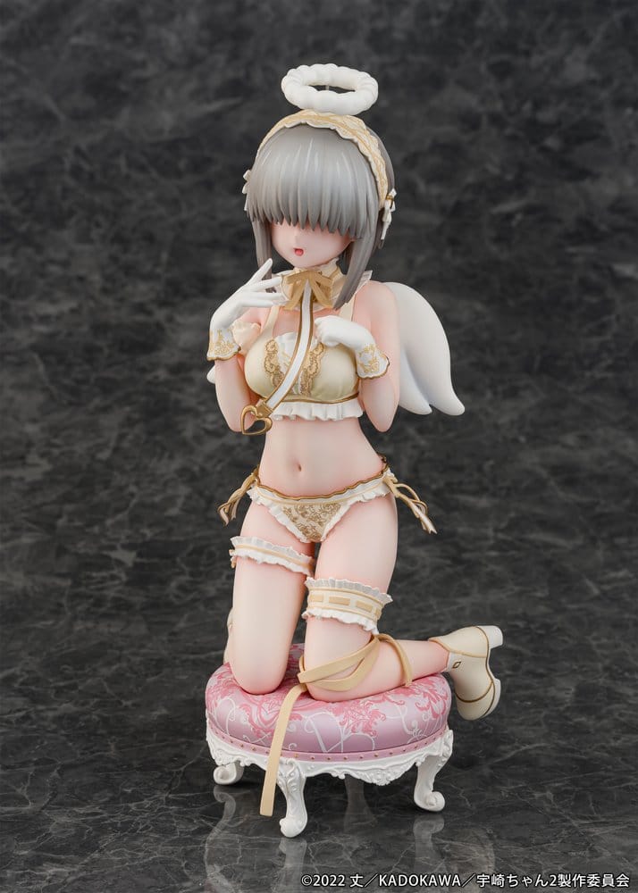 Uzaki-chan Vill Hänga Ut! PVC Figur 1/7 Yanagi Uzaki Angel Ver. 19 cm