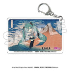 Katsushika Hokusai x Hatsune Miku Acrylic Nyckelringar Blind Box Urval (8)