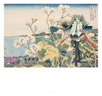 Hatsune Miku x Katsushika Hokusai iXima Vykort Shinagawa Gotenyama på Tokaido (10-pack)