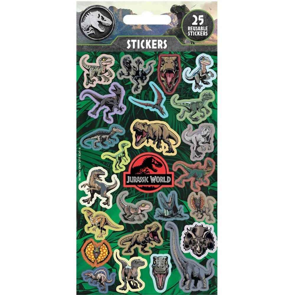 Jurassic World Klistermärkespaket (25)