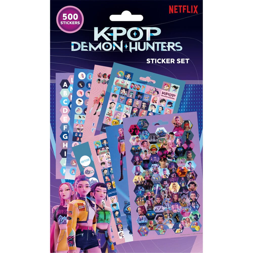 KPop Demon Hunters Sticker Pack (500) - Officiellt Licensierad Pyramid International