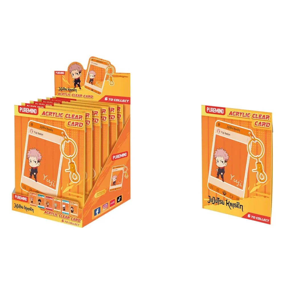 Jujutsu Kaisen Akryl Klar Kort Blind Box Display (6) Puremind