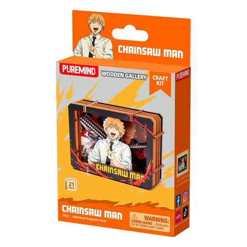 Chainsaw Man Modellkit i Trä - Gallery (S) Denji Puremind