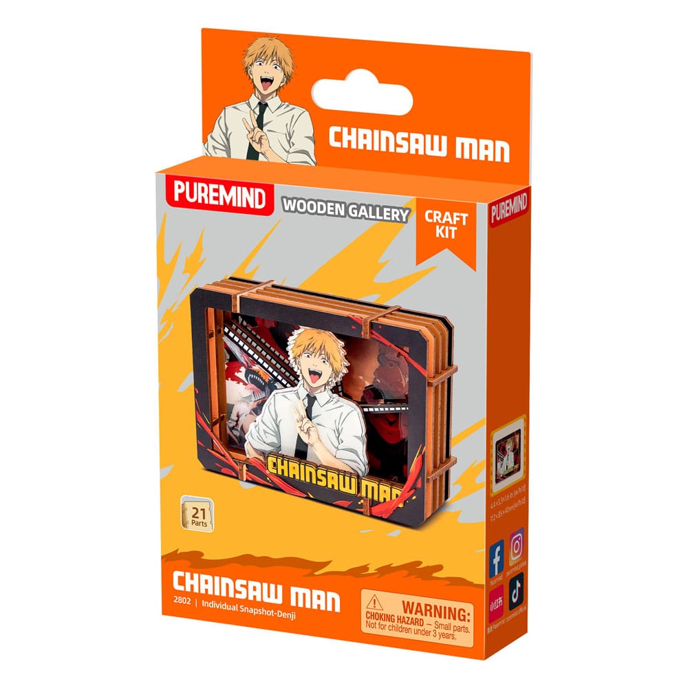 Chainsaw Man Modellkit i Trä - Gallery (S) Denji Puremind