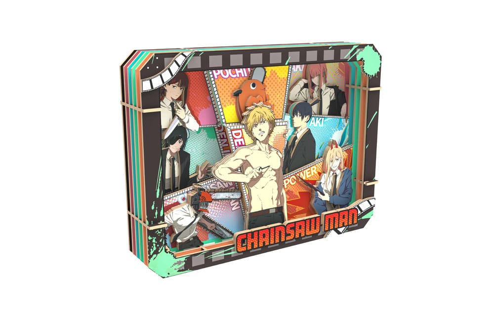 Chainsaw Man Modellkit i Trä (L) – Karaktärer Enade Puremind