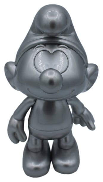 Smurfarna Figur Smurf Silver 19 cm i Vinyl med Detaljerad Design