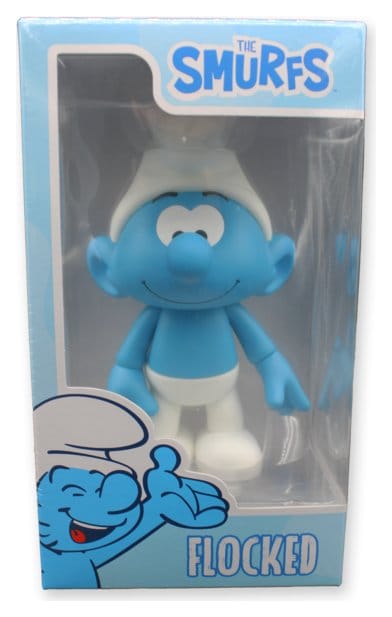 Smurfarna Figur Smurf Vit och Blå - Mjukflockad 19 cm