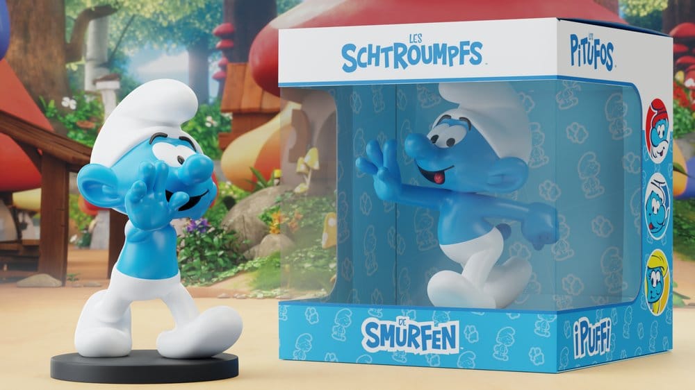 Smurfarna Figur Smurf 11 cm i Detaljerad Resin