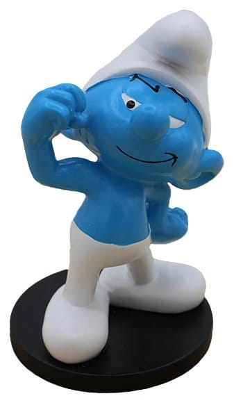 Smurfarna Figur Tuff Smurf 11 cm i Resin