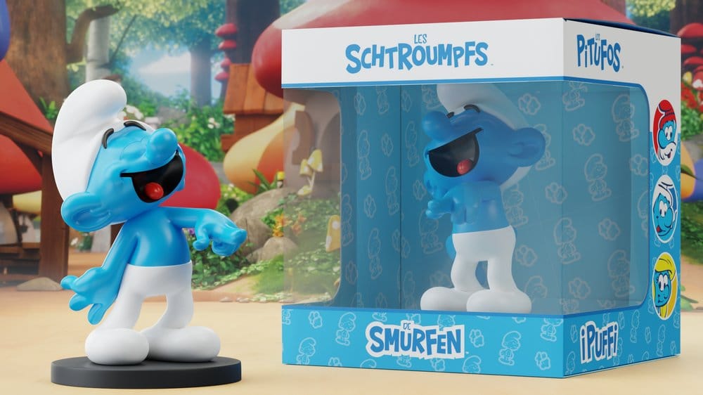 Smurfarna Figur Jokey Smurf 11 cm - Detaljerad Samlarfigur i Resin