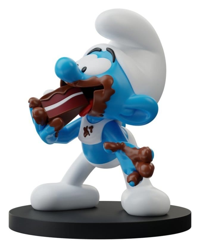 Smurfarna Figur Girig Smurf 10 cm i Harts