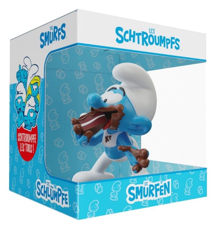 Smurfarna Figur Girig Smurf 10 cm i Harts