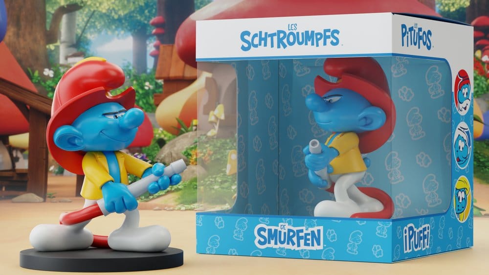Smurfarna Figur Brandmannen Smurf 12 cm