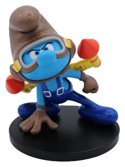 Smurfarna Figur Ryggsäcks-Smurfen 10 cm i Resin