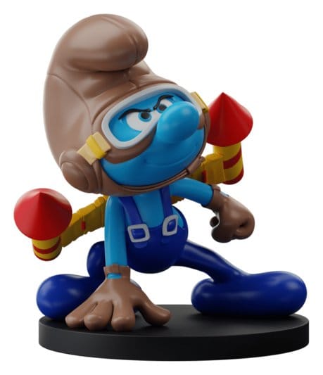 Smurfarna Figur Ryggsäcks-Smurfen 10 cm i Resin