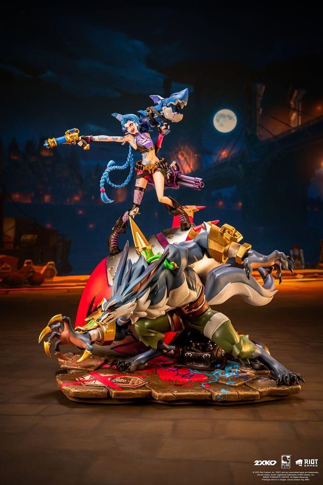 League of Legends Figur 1/10 2XKO Jinx & Warwick Diorama 37 cm Pure Arts