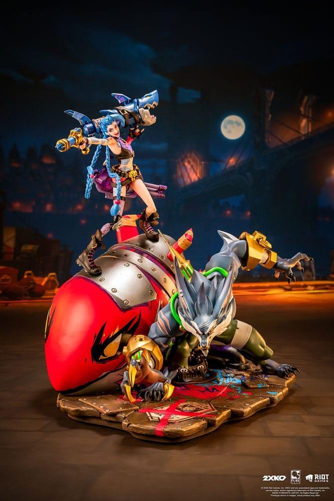 League of Legends Figur 1/10 2XKO Jinx & Warwick Diorama 37 cm Pure Arts