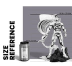 Man of Steel PX PVC Statue 1/8 - Superman Black & White Pure Arts