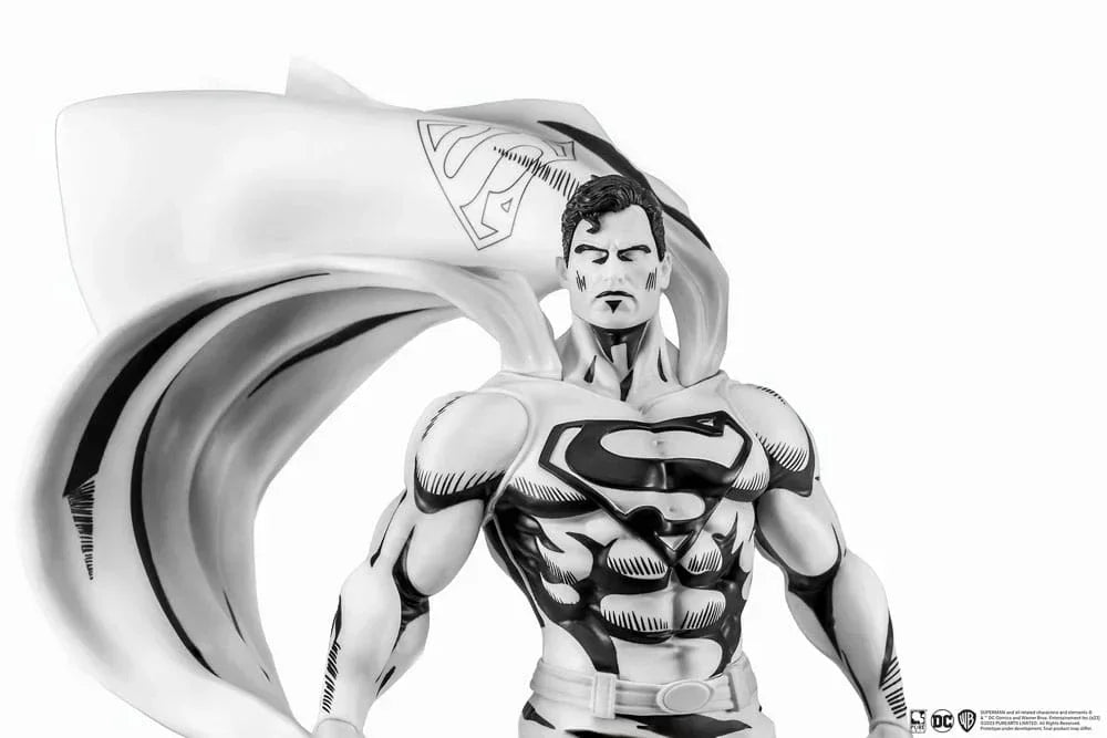 Man of Steel PX PVC Statue 1/8 - Superman Black & White Pure Arts