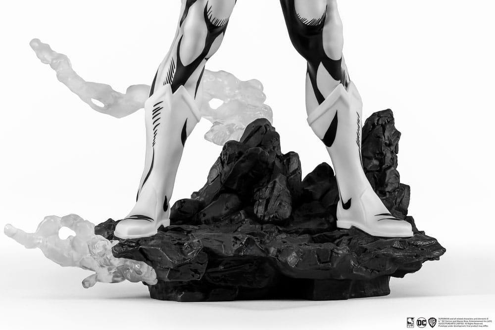 Man of Steel PX PVC Statue 1/8 - Superman Black & White Pure Arts