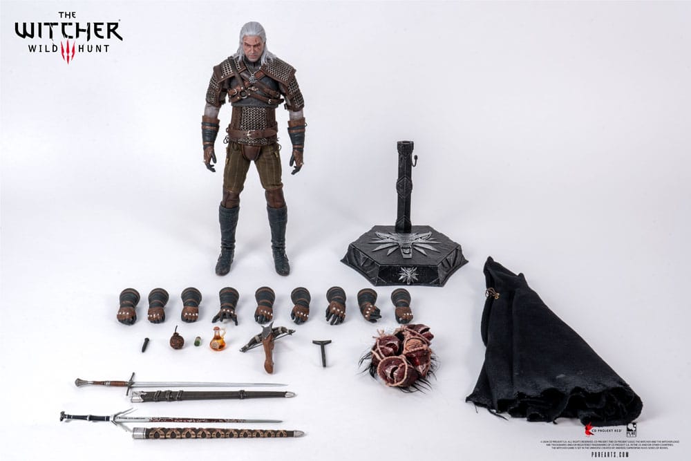 The Witcher 3: Wild Hunt Action Figur 1/6 Geralt of Rivia 30 cm Pure Arts