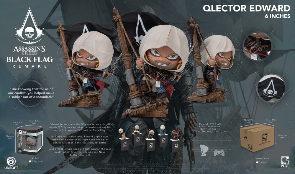 Assassin's Creed Qlector-figur Edward