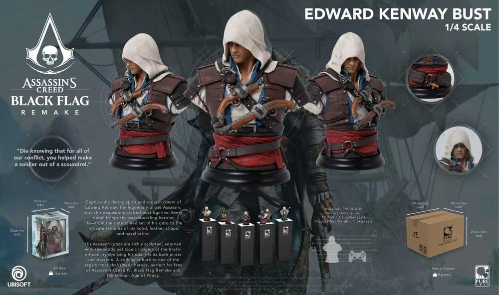 Assassin’s Creed Byst 1/4 Edward