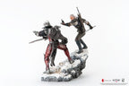 The Witcher 3: Wild Hunt Figur 1/6 Diorama Geralt vs Eredin 50 cm Pure Arts