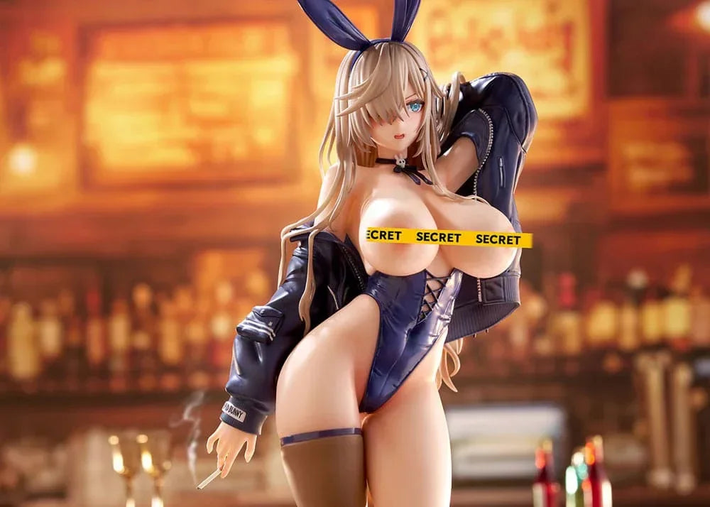 Original Character PVC Figur 1/7 Bad Bunny Illustration av Mataro 27 cm Ques Q