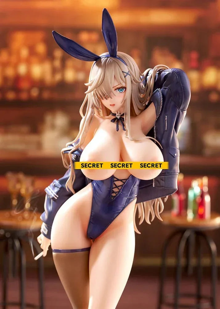 Original Character PVC Figur 1/7 Bad Bunny Illustration av Mataro 27 cm Ques Q
