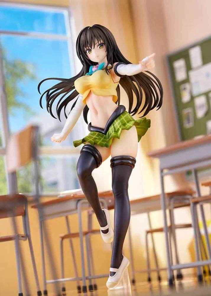 To Love-Ru Darkness Figur PVC 1/7 Yui Kotegawa Arranged Uniform Ver. 24 cm Ques Q