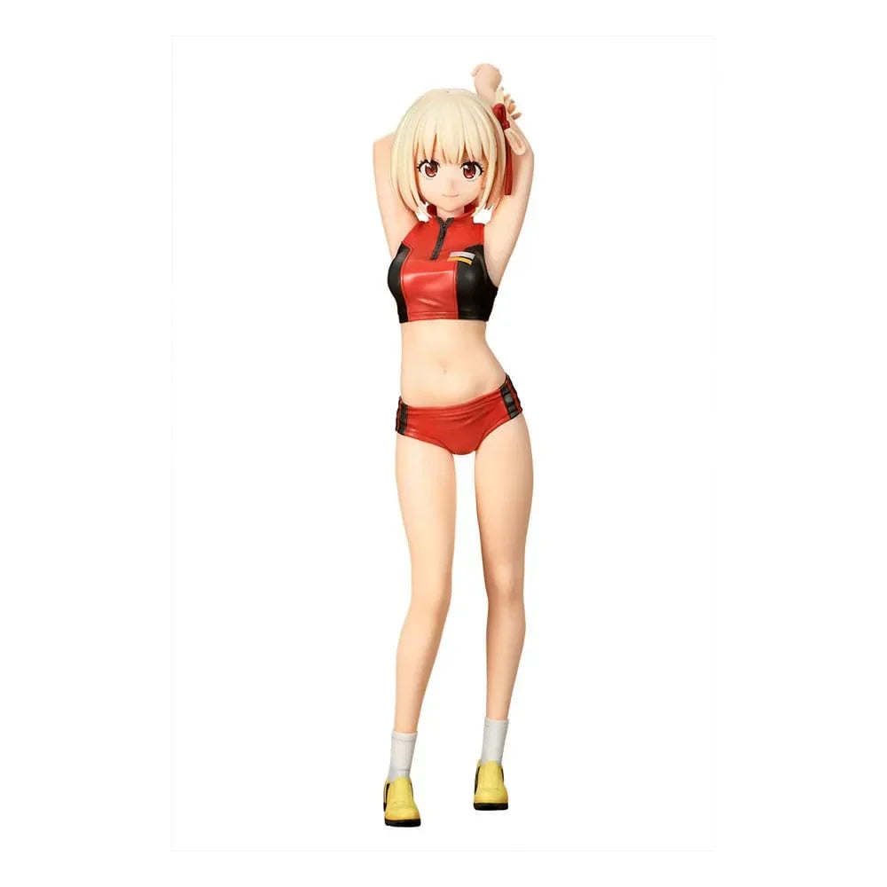 Lycoris Recoil Figur PVC 1/7 Chisato Nishikigi Träningskläder Ver. 24 cm Ques Q