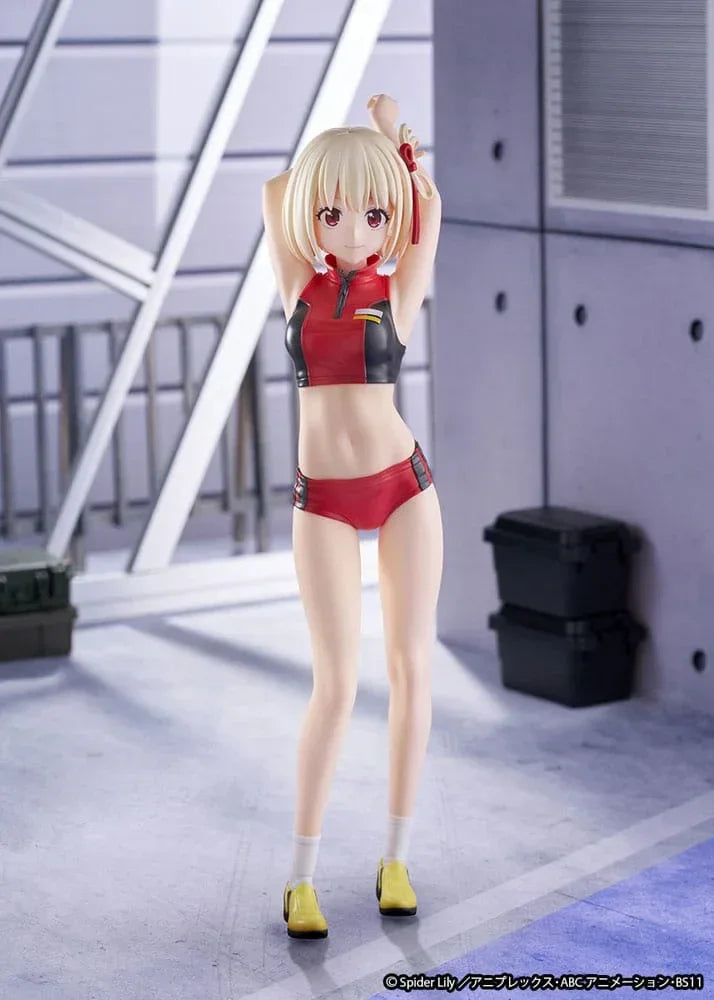 Lycoris Recoil Figur PVC 1/7 Chisato Nishikigi Träningskläder Ver. 24 cm Ques Q