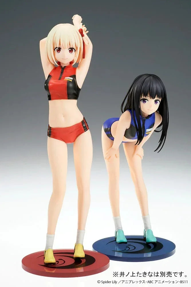 Lycoris Recoil Figur PVC 1/7 Chisato Nishikigi Träningskläder Ver. 24 cm Ques Q